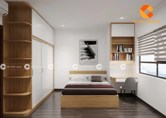Cách bố trí phòng ngủ nhỏ 12m2 giúp “ăn gian” diện tích