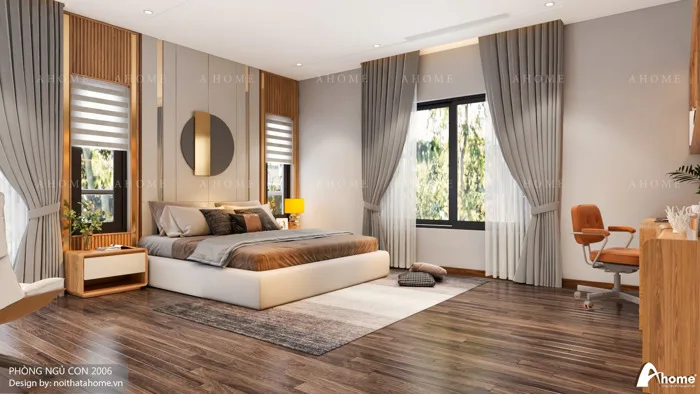 50+ Mẫu thiết kế phòng ngủ 20m2 đẹp, hiện đại 2026