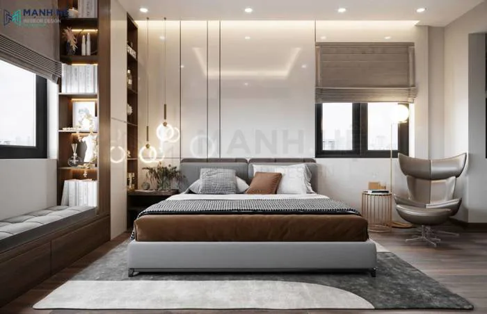 20+ Mẫu thiết kế phòng ngủ 20m2 đẹp tiện nghi theo xu hướng