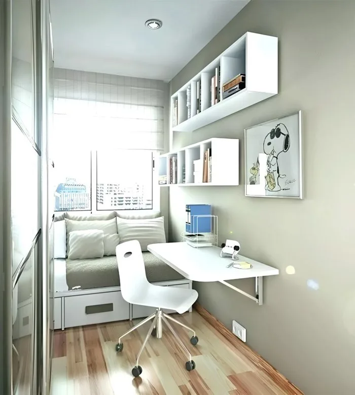 35+ Mẫu thiết kế phòng ngủ nhỏ 6m2 đẹp, tiện nghi
