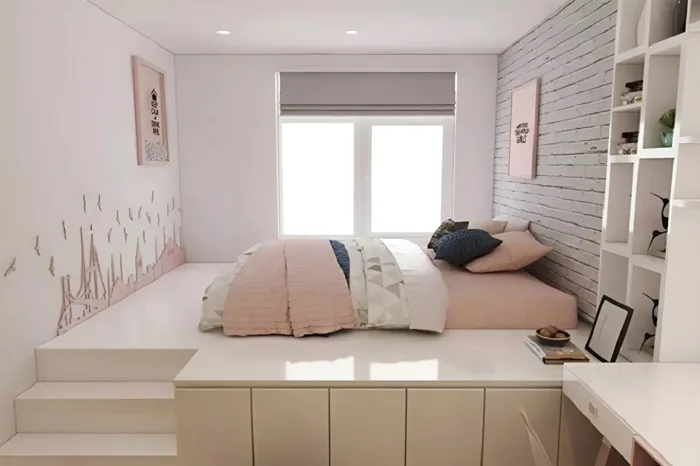 35+ Mẫu thiết kế phòng ngủ nhỏ 6m2 đẹp, tiện nghi