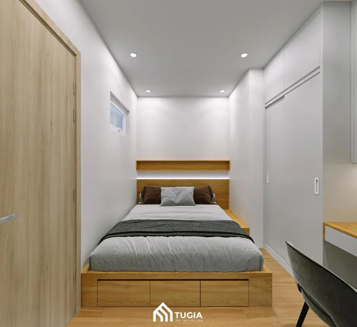 60+ Mẫu Thiết Kế Phòng Ngủ Nhỏ 6m2 (2m x 3m) Đẹp, Tiện Nghi