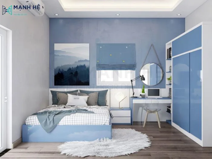 Mẫu thiết kế, sắp xếp và bố trí phòng ngủ nhỏ 9m2 đẹp tiện nghi