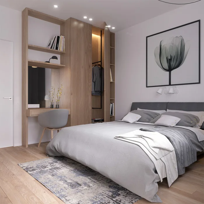 Cách bố trí nội thất phòng ngủ nhỏ 9m2 tiện nghi và ấn tượng