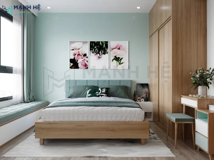 Mẫu thiết kế, sắp xếp và bố trí phòng ngủ nhỏ 9m2 đẹp tiện nghi
