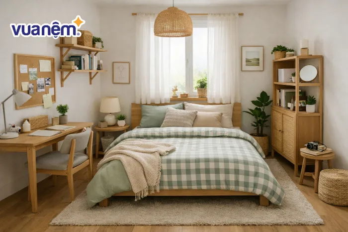 TOP 20+ mẫu decor phòng ngủ 9m2 tiện nghi, tối ưu diện tích