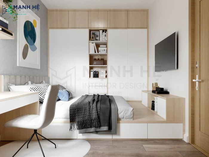 Mẫu thiết kế, sắp xếp và bố trí phòng ngủ nhỏ 9m2 đẹp tiện nghi
