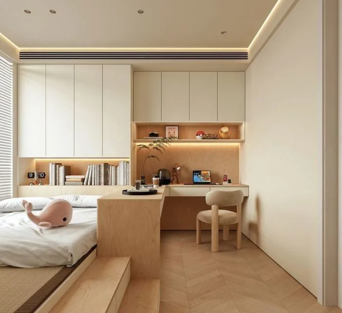 Top 30+ mẫu thiết kế phòng ngủ 9m2 cho vợ chồng đẹp và tiện dụng