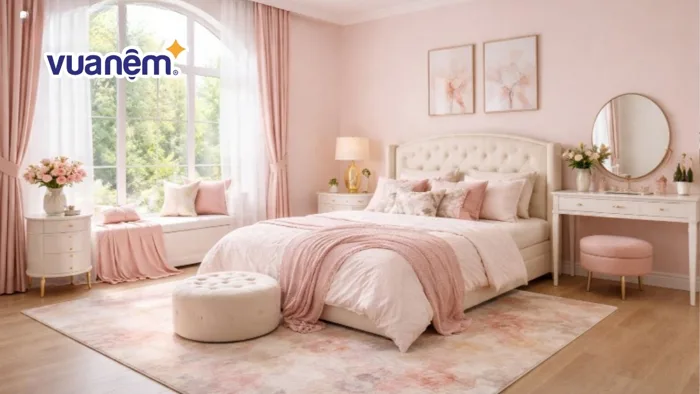 TOP 20+ Cách decor phòng ngủ nữ dễ thương, sáng tạo