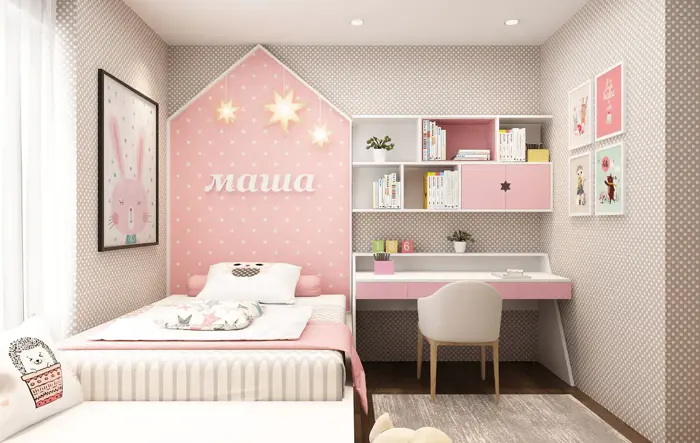 50+ Mẫu thiết kế phòng ngủ cho bé gái 13 tuổi đẹp ấn tượng nhất 2024