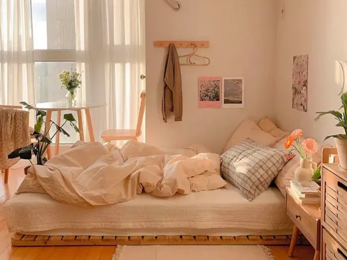 19+ ý tưởng decor phòng ngủ Hàn Quốc nhỏ gọn cực chill