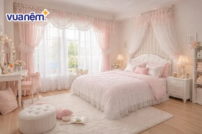 Decor phòng ngủ cute: 20+ ý tưởng decor dễ thương, đẹp mắt