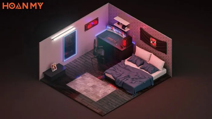 50 Mẫu Decor phòng ngủ Gaming Đẹp - Độc - Chất 2026