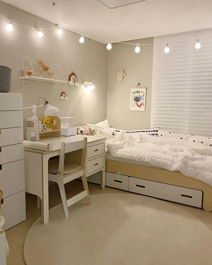 Decor Phòng Ngủ kiểu Hàn Quốc đơn giản, dễ thực hiện