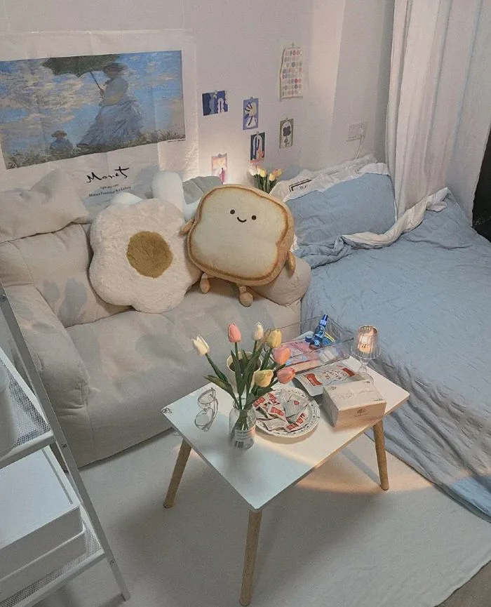 Decor Phòng Ngủ kiểu Hàn Quốc đơn giản, dễ thực hiện