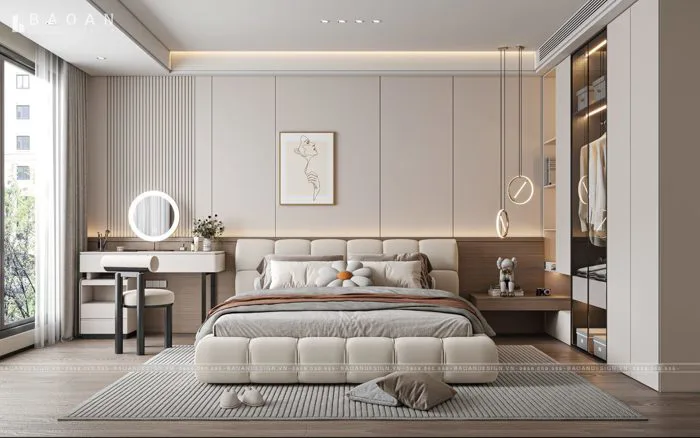 20 mẫu thiết kế phòng ngủ master đẹp hiện đại và tiện nghi - KIẾN TRÚC NỘI  THẤT BẢO AN DESIGN