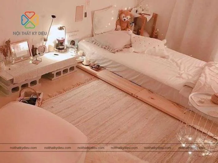 Những ý tưởng trang trí phòng ngủ nhỏ không giường cho nữ giúp tối ưu hóa  không gian và tạo điểm nhấn độc đáo 12/08/2026
