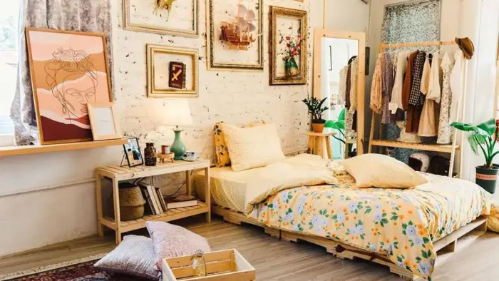 99+ Ý tưởng Decor phòng ngủ phong cách Vintage đẹp, đơn giản và độc đáo