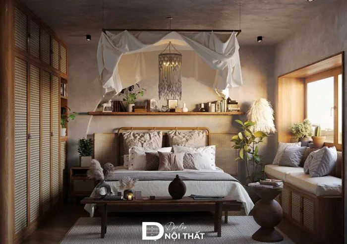 20+ Cách Decor Phòng Ngủ Vintage Đẹp, Hoài Cổ, Lãng Mạn 2026