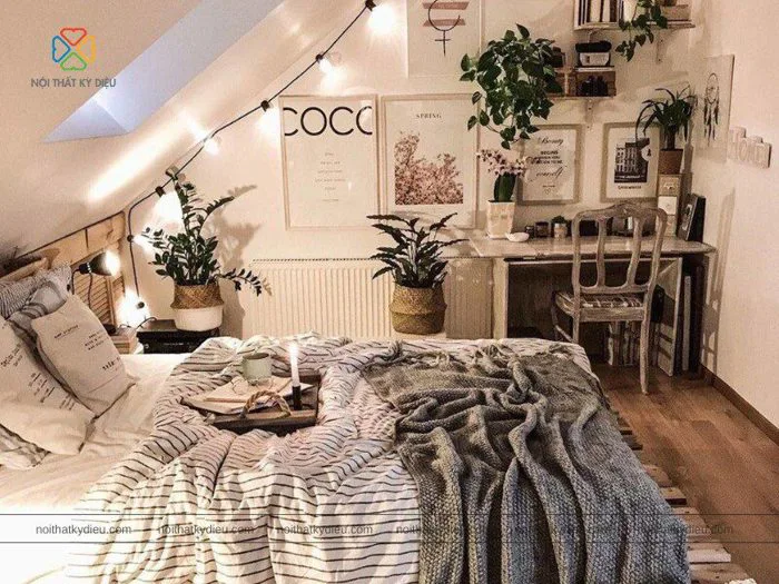 Mê mẩn với 9+ ý tưởng decor phòng ngủ Vintage Hàn Quốc 28/08/2026