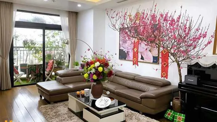 15 cách trang trí phòng khách ngày Tết đẹp, thu hút tài lộc