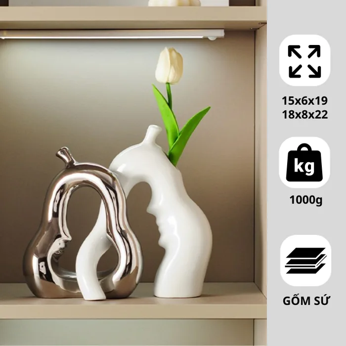 Tượng Decor Trang Trí Phòng Khách Kệ Tivi Tủ Rượu, Kệ Sách Bàn Làm Việc,  Quà Tặng Trang Trí Đẹp