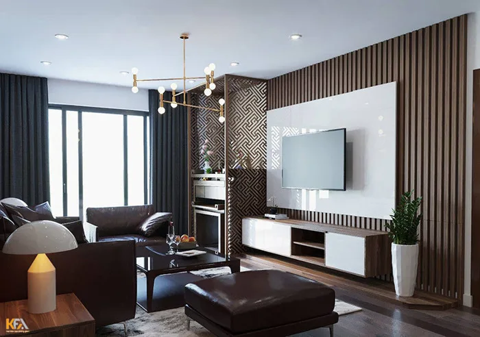 10 Cách Trang Trí Tường Phòng Khách Đẹp - Đại Dương Glass