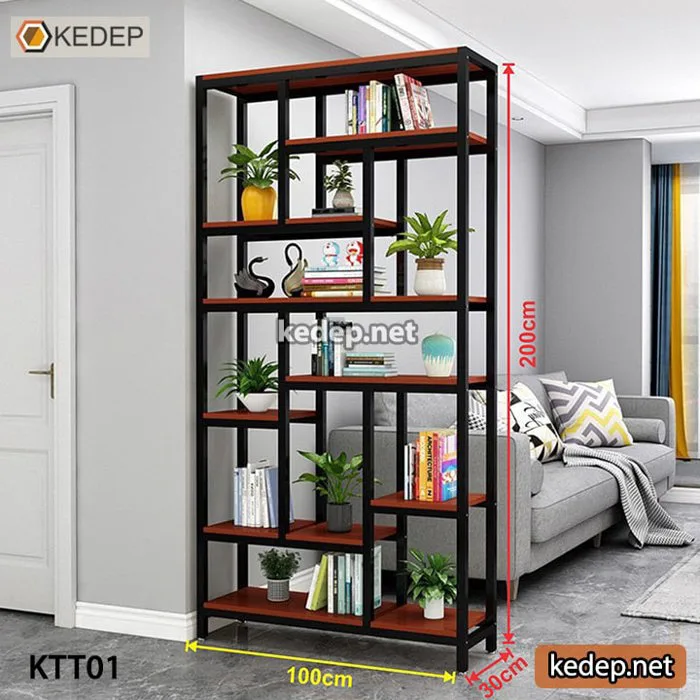 Kệ Vách Ngăn Phòng Khách Chung Cư, Văn Phòng Làm Việc | Kệ Đẹp