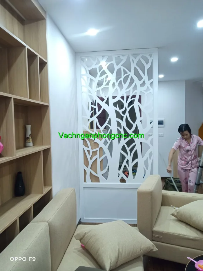Những mẫu vách ngăn phòng khách đẹp VNPK 1112
