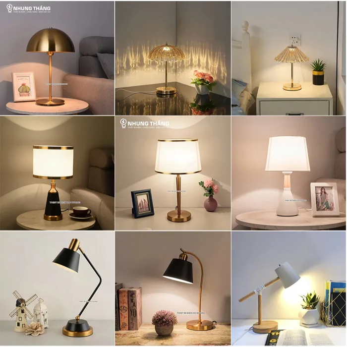 Nhiều Mẫu - Đèn Bàn Decor Góc Học Tập, Làm Việc - Phù Hợp Với Nhiều Không  Gian - Kèm Bóng | Shopee Việt Nam