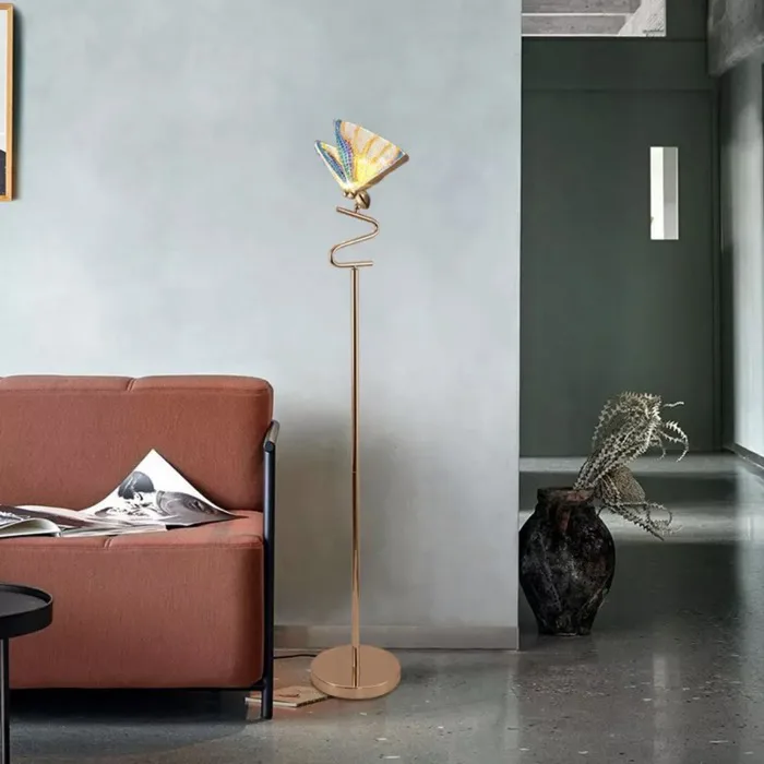 Đèn cây đứng hình cánh bướm đa sắc độc đáo hiện đại DDC-110 - Đèn Trang Trí  An An Decor