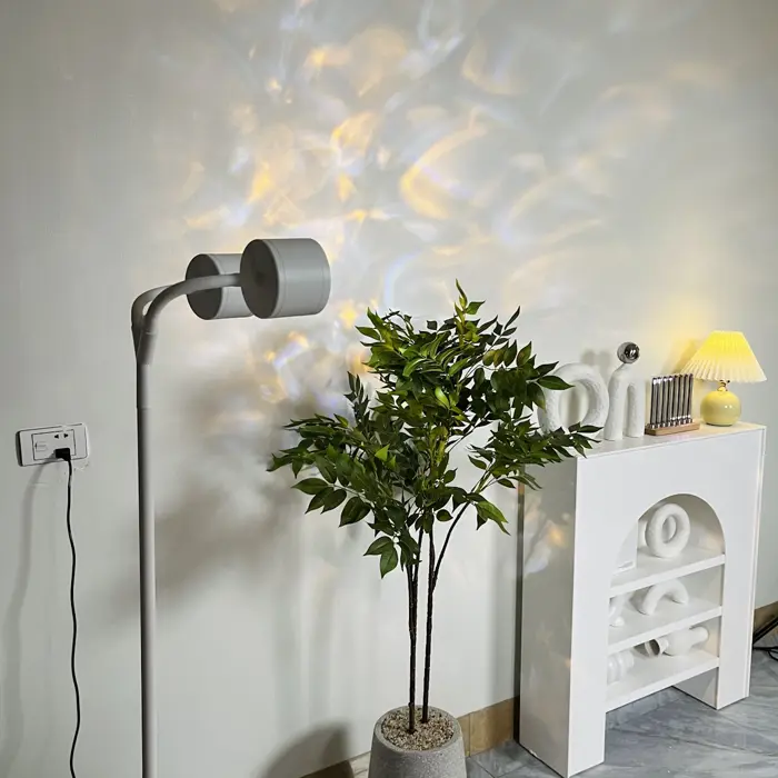Đèn sóng nước hoàng hôn, idol decor phòng livestream