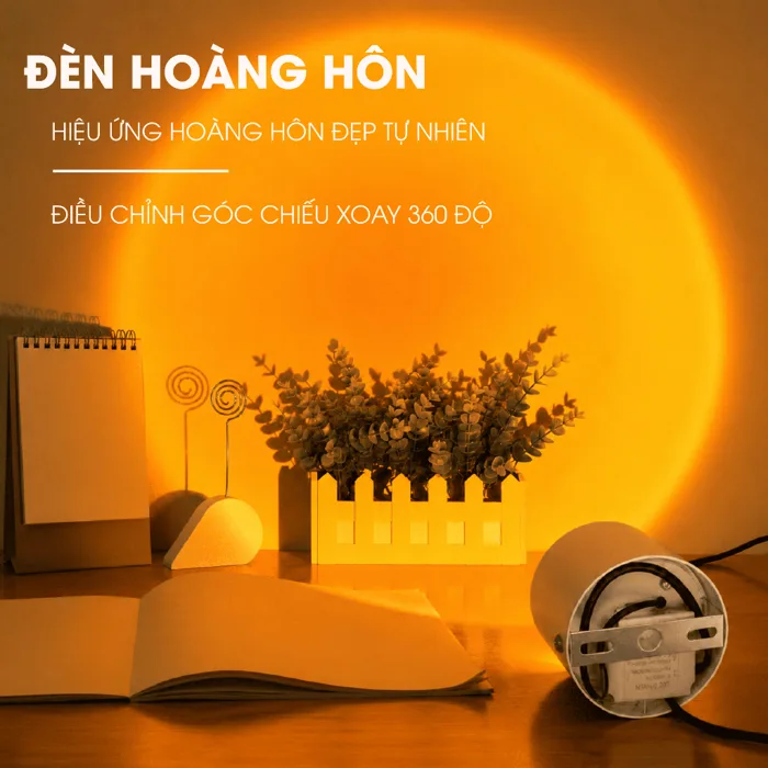 Đèn hoàng hôn, đèn bình minh đèn rọi 10W chiếu tranh decor xoay 350 độ gắn  trần gắn tường | Shopee Việt Nam