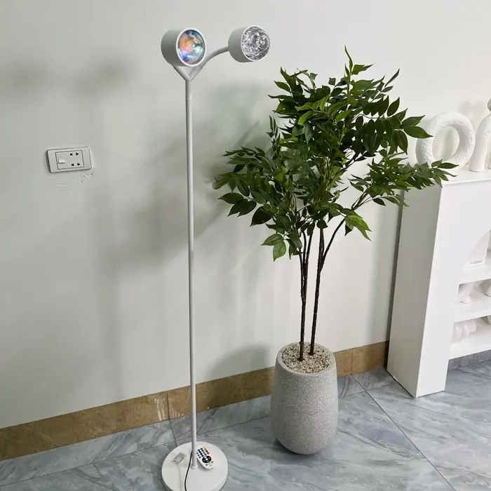 Đèn sóng nước hoàng hôn, idol decor phòng livestream