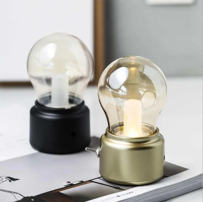 Đèn ngủ led pin sạc decor trang trí JANPIM