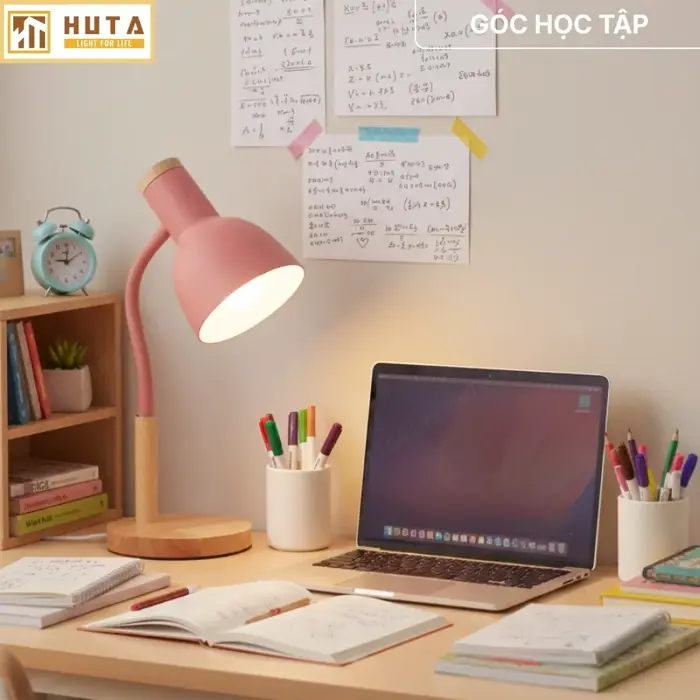 Đèn bàn học HUTA Light For Life LVG2 Bóng Led 3 Màu Sáng, Decor Phòng, Đèn