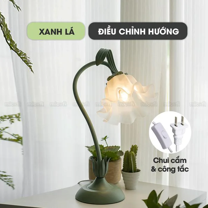 Đèn LED Bàn Học Micofi Trang Trí Phòng Ngủ Đọc Sách Để Bàn, Đèn Ngủ Hoa  Decor Phòng Khách Quán Cà Phê Nhiều Màu Decor | MICOFI