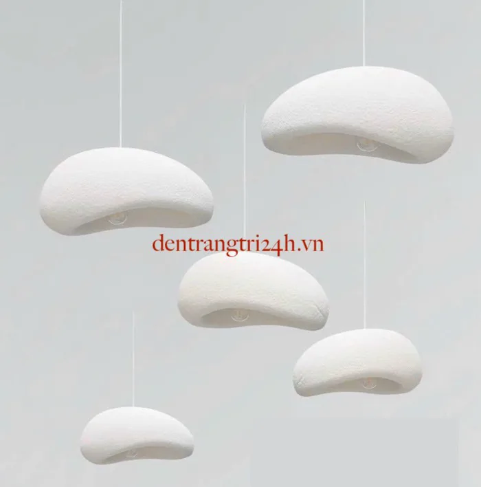 Đèn Thả decor nghệ thuật hình đám mây đường kính 70cm THD85