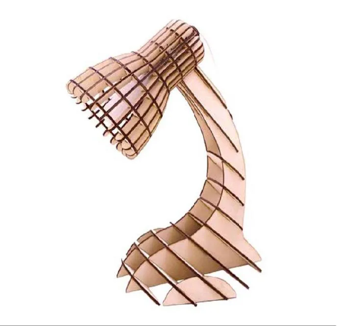Đèn gỗ để bàn hình đèn bàn học trang trí phòng ngủ, phòng đọc DG418 - Đèn  Trang Trí An An Decor