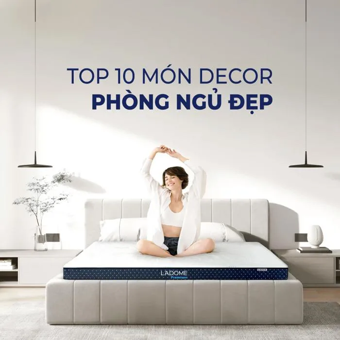 Top 10 món đồ decor phòng ngủ đơn giản nhưng đầy tinh tế