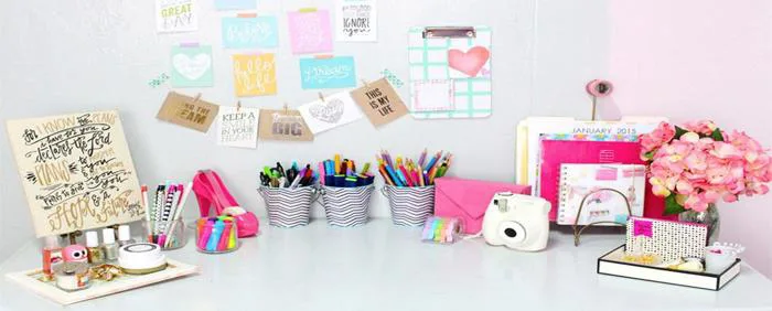 Bỏ túi 4 cách trang trí bàn học bằng đồ handmade cho bé siêu xinh