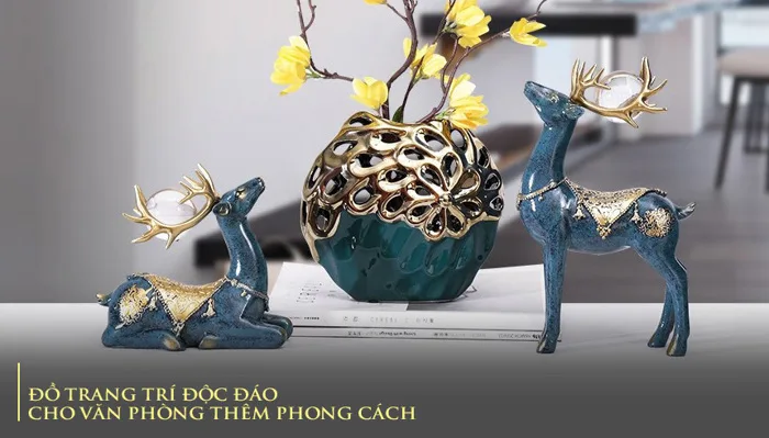 Đồ trang trí bàn làm việc đẹp, độc đáo, tạo dấu ấn riêng