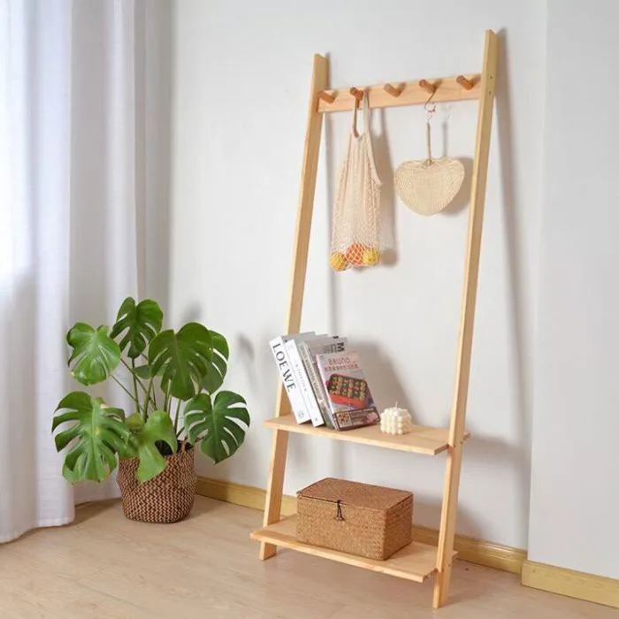 HCM]Thang gỗ dựa tường treo quần áo phụ kiện chụp hình, Kệ treo đồ decor  shop - Decor Fancy | Lazada Việt Nam