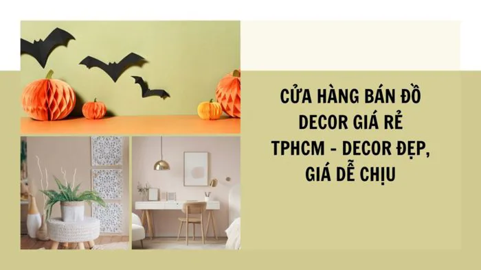 Cửa Hàng Bán đồ Decor Giá Rẻ TPHCM - Decor đẹp, Giá Dễ Chịu
