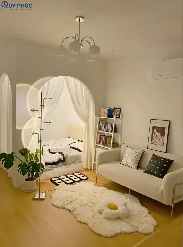 BST 25+] mẫu decor phòng ngủ Hàn Quốc đẹp lãng mạn, tinh tế