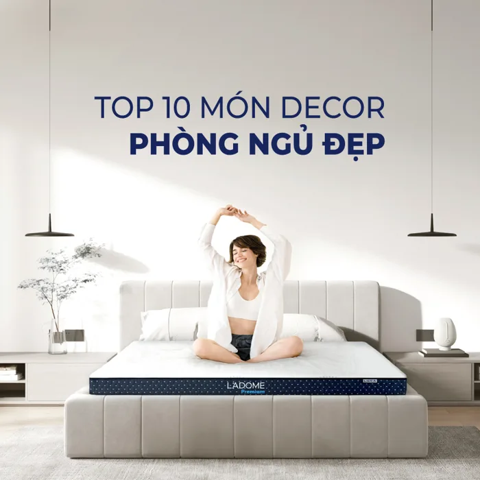 Top 10 món đồ decor phòng ngủ đơn giản nhưng đầy tinh tế
