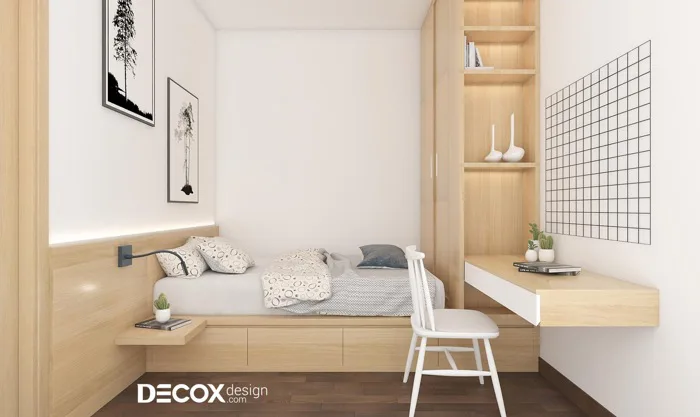 25 cách trang trí decor phòng ngủ nhỏ đẹp, đơn giản, tiết kiệm