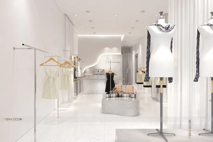 25+ Mẫu thiết kế shop thời trang theo xu hướng, diện tích và tệp khách |  Pendecor