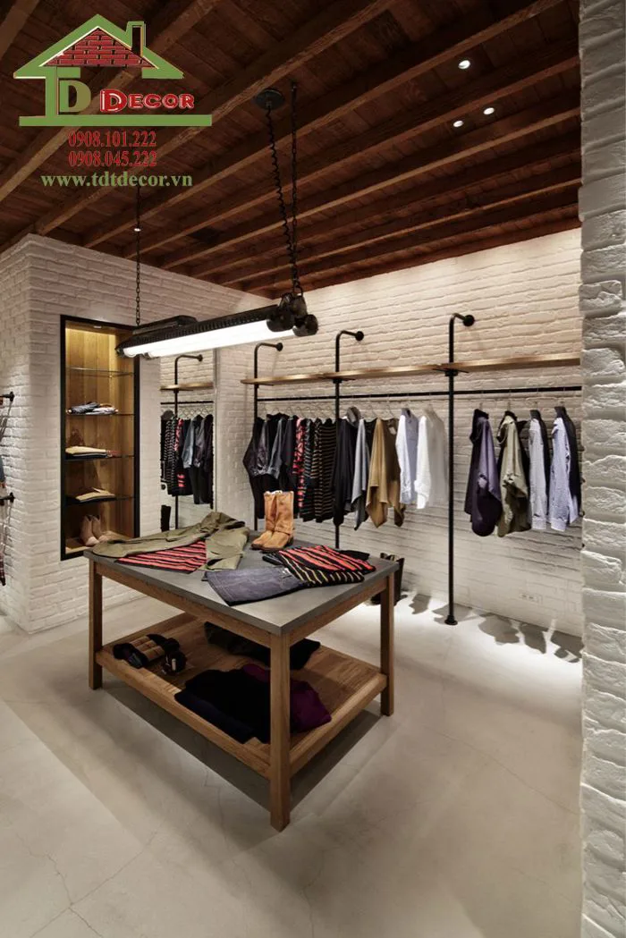 Top 29 mẫu thiết kế shop quần áo nhỏ 10m2 đẹp 2024