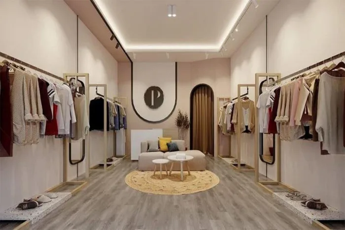 Gói thiết kế thi công shop quần áo trọn gói, tiết kiệm 30% chi phí